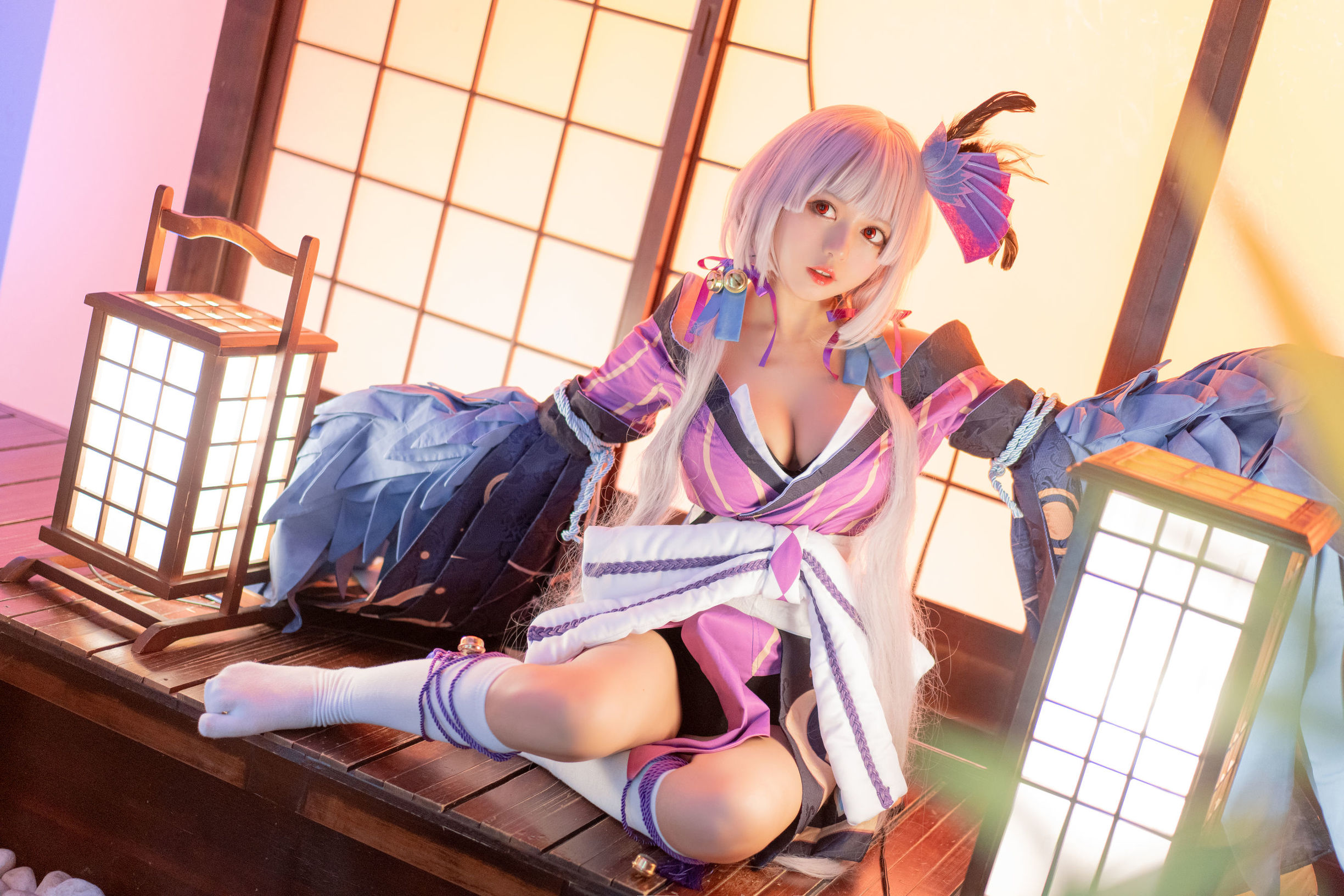 [Cosplay写真]大眼萌妹黑猫猫OvO以津真天插图9